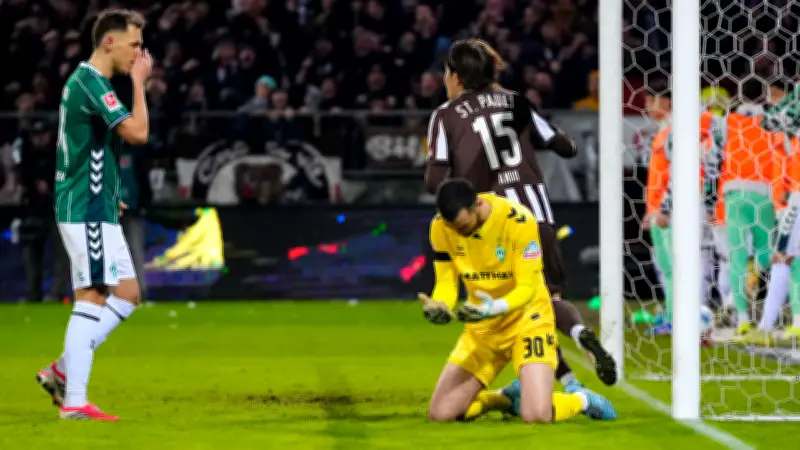 Werder-Torwart patzt spektakulär: Hip-Hop-Star wird Zeuge des Mega-Fehlers