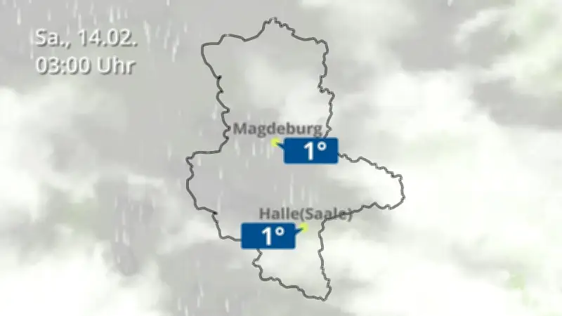 Wetterprognose für Sachsen-Anhalt: Regen und Wolken über Halle und Magdeburg
