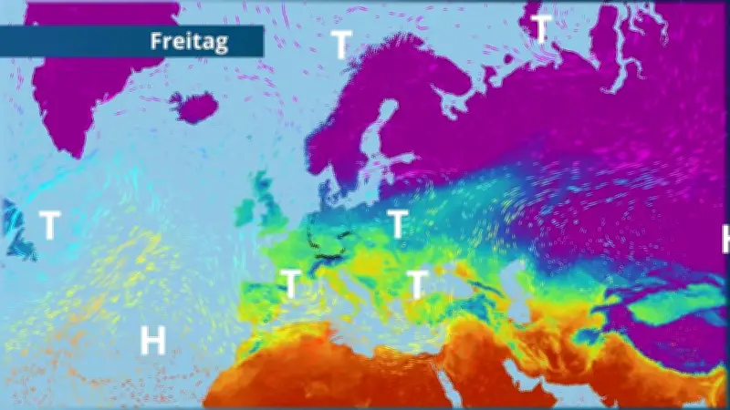Wintercomeback in Europa: So breitet sich die kalte Luft am Wochenende aus