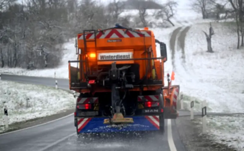Winterwetter in Thüringen: Schnee im Bergland, Regen und Glätte im Flachland