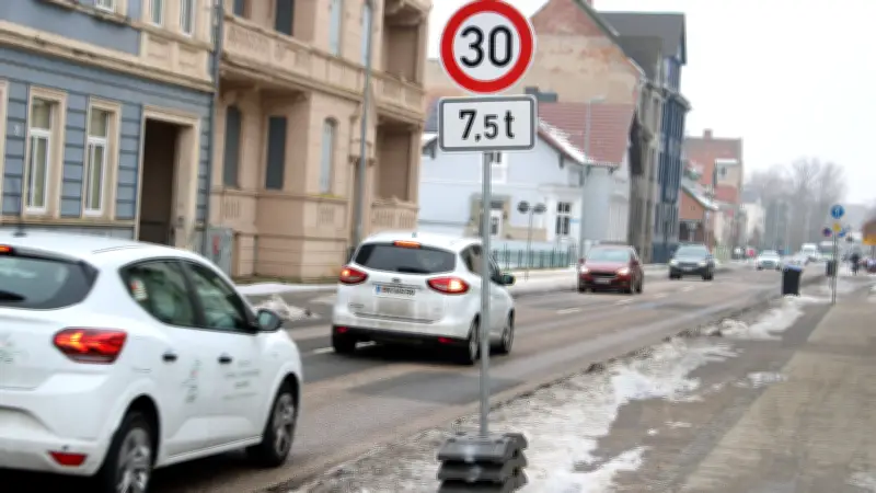 Wittenberge: Lärmaktionsplan macht Lkw-Tempolimit dauerhaft - Anwohner atmen auf