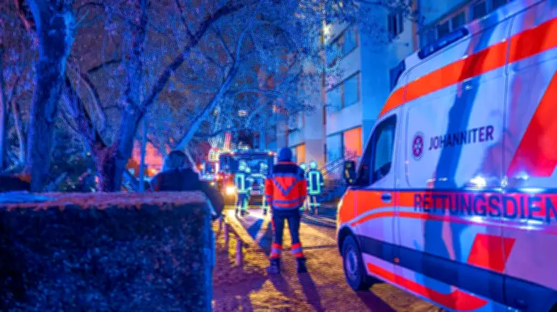 Wohnungsbrand in Wittenberger Kreuzstraße: Feuerwehr im Großeinsatz