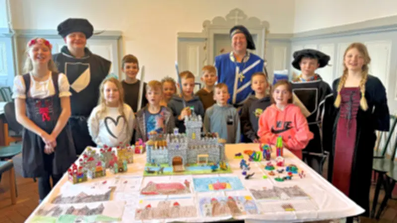 Zahnaer Kinder gestalten kreative Stadttore für 700-jähriges Stadtjubiläum 2026