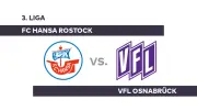 3. Liga: VfL Osnabrück mit Aufwärtstrend bei Hansa Rostock - Defensivduell erwartet