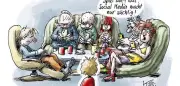 Cartoons der Woche: Social-Media-Verbot und AfD-Onkel im Fokus
