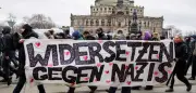 Dresden: 3000 Gegendemonstranten stellen sich 2000 Neonazis entgegen