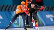 Eisschnelllauf-Drama bei Olympia: Niederländer verliert Medaille durch chinesischen Bahnwechsel