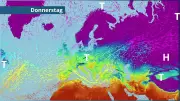 Europäische Wetterprognose: Strömungsfilm zeigt Großwetterlage für 5 Tage