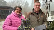Ex-Busfahrer aus Boitzenburg baut sich eigene Anti-Rutsch-Schuhe für vereisten Hof