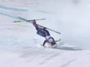 Olympia-Schock: Lindsey Vonn stürzt schwer bei Abfahrt - Totenstille im Ziel