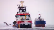 Ostsee-Eisbrecher „Arkona“ hält mit 6600 PS den Schiffsverkehr am Laufen