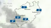 Regen und Wolken über NRW: Detaillierte Wetterprognose für Köln, Düsseldorf und Münster