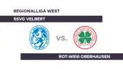 Regionalliga West: SSVg Velbert empfängt Rot-Weiß Oberhausen in schwieriger Aufgabe