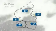 Wetterprognose für Rheinland-Pfalz und Saarland: Regen und Wolken für Mainz, Koblenz und Trier