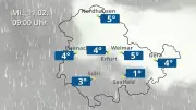Wetterprognose für Thüringen: Regen und Wolken über Erfurt, Gera und Eisenach