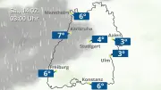 Wettervorhersage für Baden-Württemberg: Regen- und Wolkenfilm für 36 Stunden