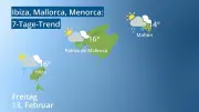 Wettervorhersage für die Balearen: Sonne, Regen oder Gewitter auf Mallorca, Ibiza und Menorca?