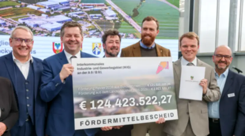 124,4 Millionen Euro für Großgewerbegebiet: Strukturwandel im Burgenlandkreis nimmt Fahrt auf