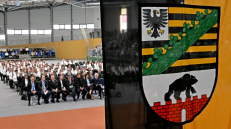 148 Polizei-Absolventen starten in Aschersleben ins Berufsleben