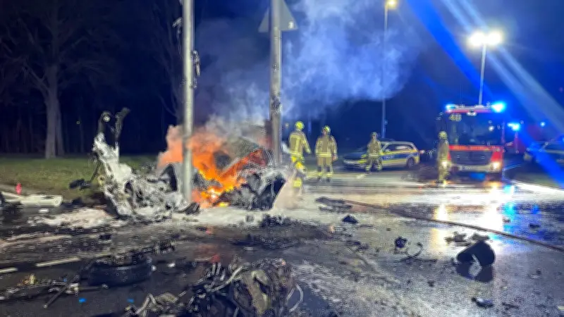 16-Jähriger verursacht Horror-Crash bei Polizeiverfolgung in Hannover - Drei Schwerverletzte