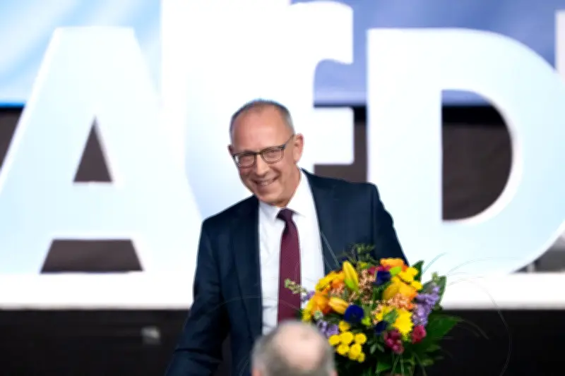 AfD-Parteitag in Sachsen: Jörg Urban als Landeschef bestätigt - Ergebnis fällt historisch schwach aus