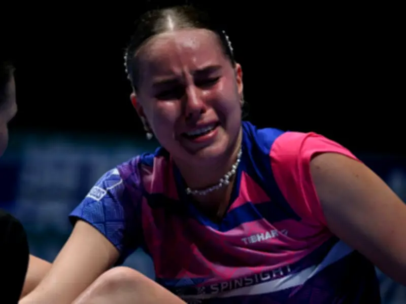 Annett Kaufmann gibt beim Tischtennis-World-Cup nach Knöchelverletzung auf