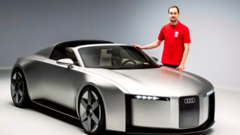 Audi Concept C: Elektrischer Roadster als Design-Statement der Zukunft