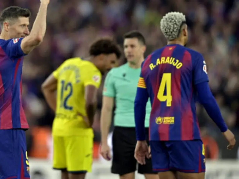 Augenhöhlenfraktur bei Lewandowski: Barcelona muss im Copa-Halbfinale ohne Stürmerstar auskommen