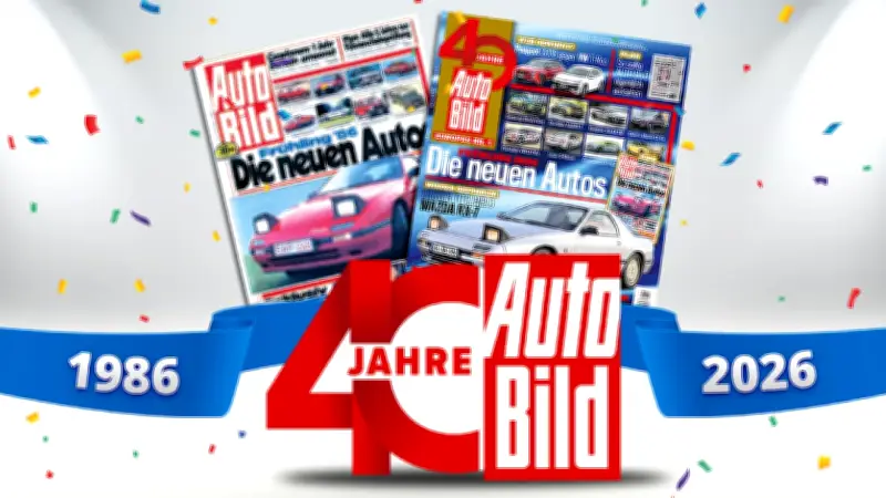 AUTO BILD feiert 40-jähriges Jubiläum: Eine Erfolgsgeschichte mit Wurzeln in der Erstausgabe