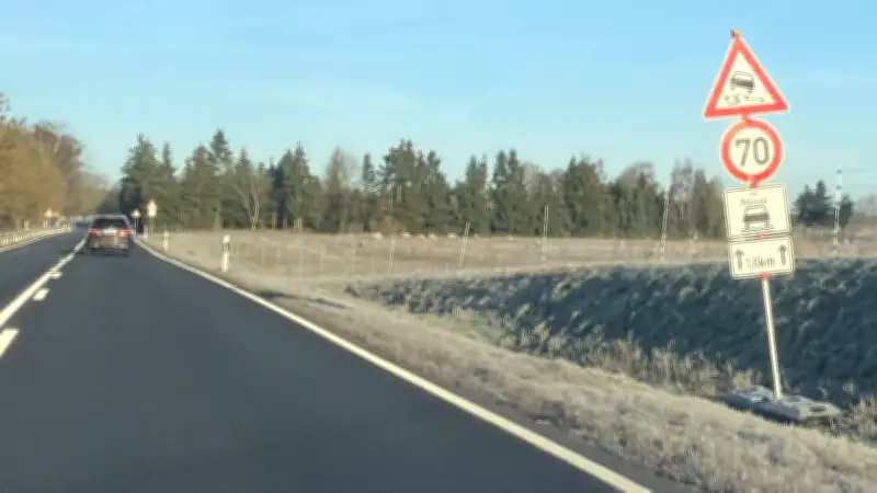 B192 bei Waren: Vollsperrung im Frühjahr - Tempo-70-Schilder werfen Fragen auf