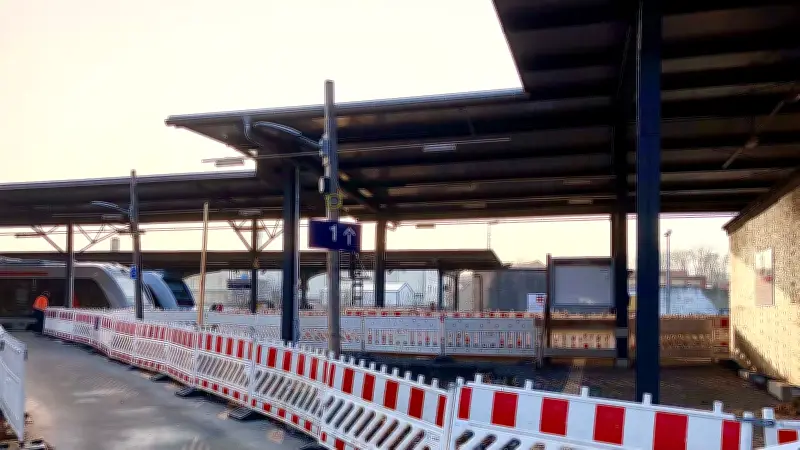 Bahnhof Quedlinburg: Nach zwei Jahren Stillstand - Neustart des Umbaus für 2026 geplant