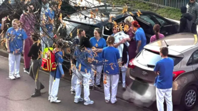 Überraschungsgeburt auf Parkplatz: Baby Robel kommt vor Krankenhaus in Halle zur Welt