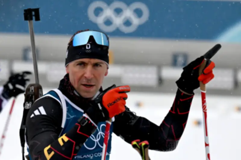 Biathlet Philipp Nawrath sprintet in Otepää auf Rang drei