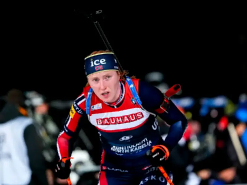 Biathlon-Olympiasiegerin Kirkeeide vergisst Strafrunde: Bitterer Fauxpas in Kontiolahti