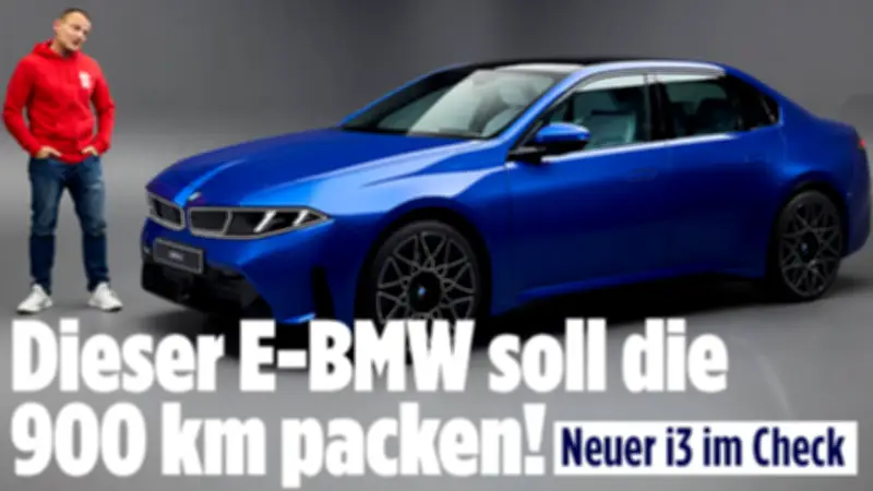 BMW i3 (2026): 900 km Reichweite dank ultraschnellem Laden in nur 10 Minuten