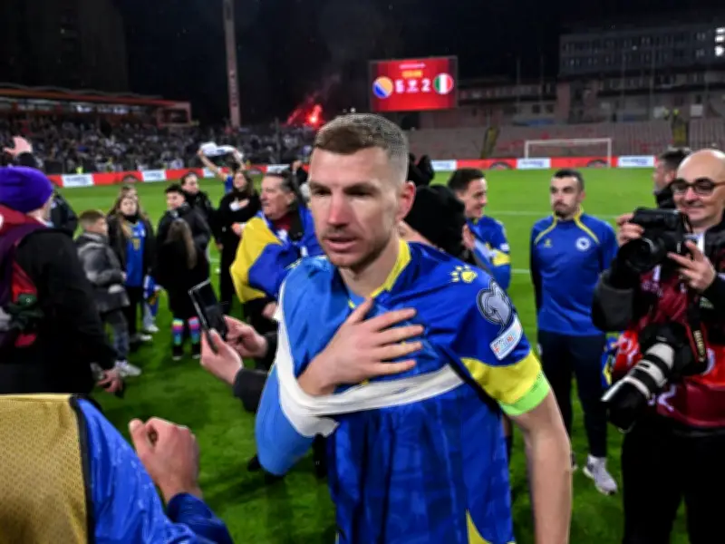 Bosnien feiert historischen WM-Einzug: Dzeko-Verletzung überschattet Sieg gegen Italien