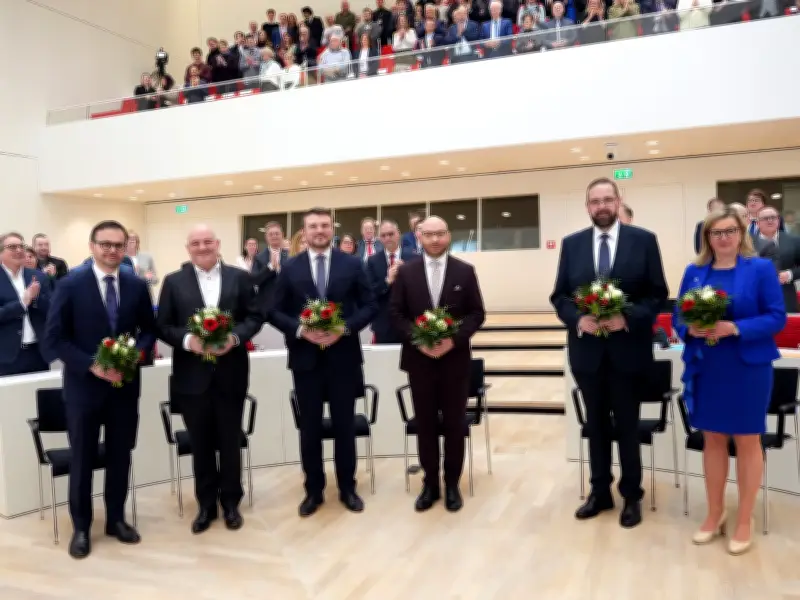 Brandenburgs neue Regierung startet: Rot-Schwarz nach SPD/BSW-Bruch vereidigt