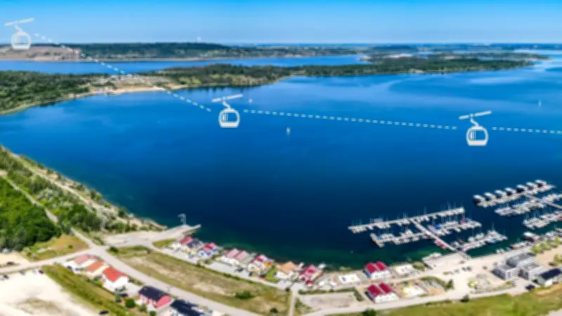 Bürgerdialog zur Geiseltalsee-Seilbahn: VR-Brillen messen Akzeptanz in Mücheln