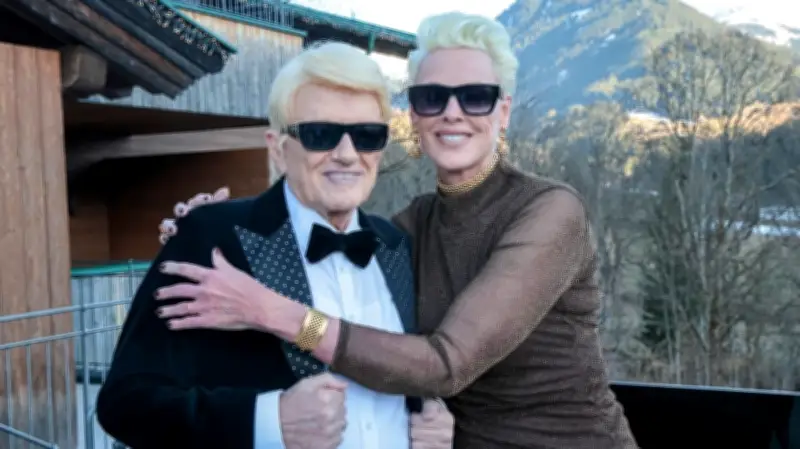 Brigitte Nielsen 'verliebt' in Heino: Zwei blonde Ikonen treffen in Kitzbühel aufeinander