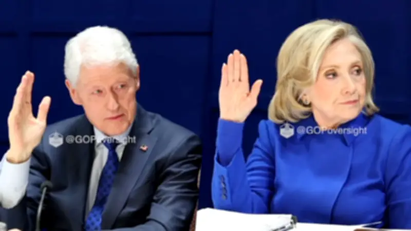 Clintons sagen unter Eid zu Epstein aus: Videos zeigen Befragung im Missbrauchsskandal