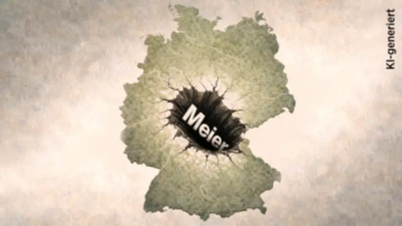 Das Meier-Loch: Ein kurioses Namensphänomen in der Mitte Deutschlands