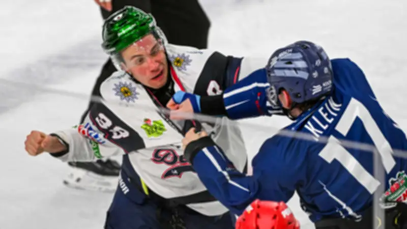 DEL-Playoffs: Straubing Tigers gegen Eisbären Berlin liefern spektakulären Fight