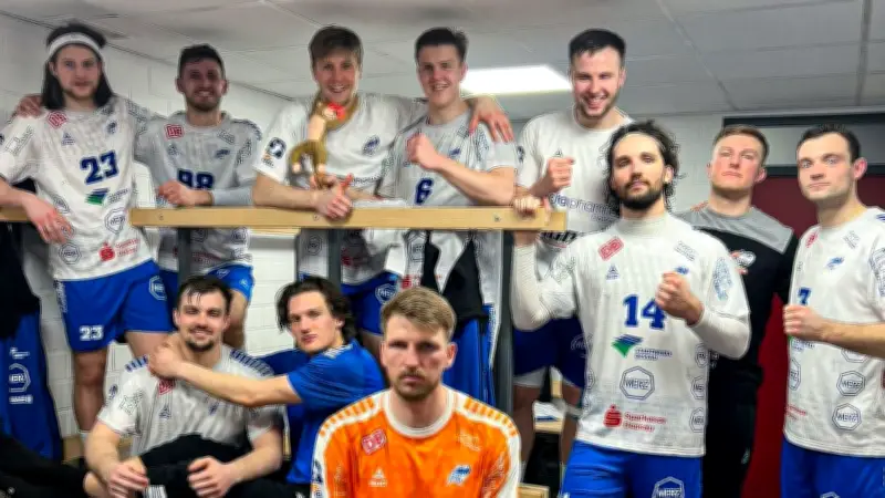 Dessau-Roßlauer HV triumphiert in Ferndorf trotz Minikader und dramatischem Finale