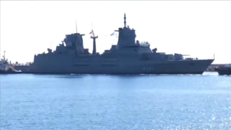 Deutsche Fregatte Nordrhein-Westfalen erreicht Zypern für UN-Mission im Libanon
