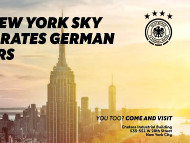 DFB eröffnet German House of Soccer zur WM in New Yorks Chelsea Industrial