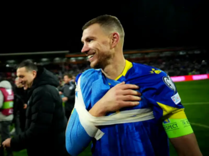 Drama um Edin Dzeko: Verletzung im WM-Qualifikationskrimi gegen Italien