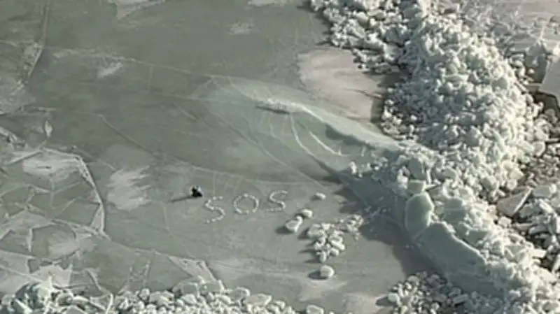 Dramatische Rettungsaktion: Küstenwache befreit zwei Deutsche von Eisscholle in der Ostsee