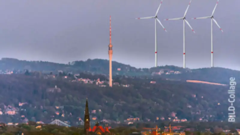 Dresden plant Mega-Windräder bis 300 Meter Höhe im Stadtgebiet - Widerstand wächst
