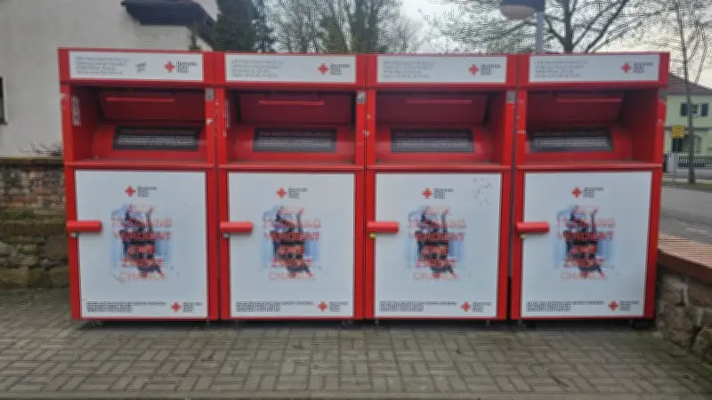 DRK in Köthen startet zweiten Anlauf: Altkleidercontainer nach Notbremse wieder geöffnet