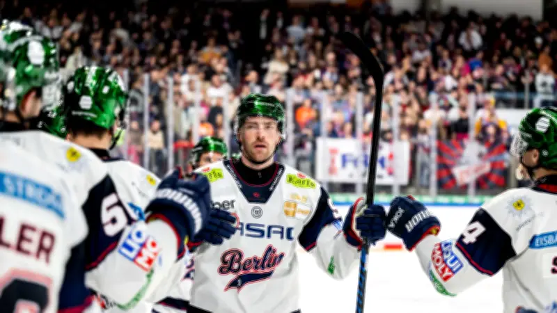 Eisbären Berlin erkämpfen knappen Sieg in Nürnberg und überholen Bremerhaven